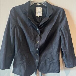 rag & bone wool/cashmere button front blazer size 10